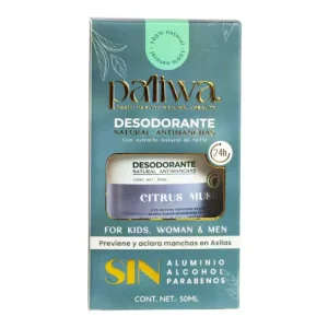 DESODORANTE NATURAL CITRUS MUSK 50ml PALIWANEEM