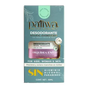 DESODORANTE NATURAL ORQUIDEA EXOTICA 50ml PALIWANEEM
