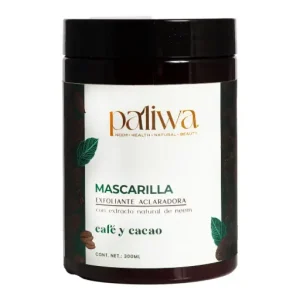 MASCARILLA EXFOLIANTE NATURAL CAFE Y CACAO 250ml PALIWANEEM