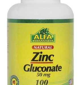 ZINC GLUCONATO x100 tab ALFA