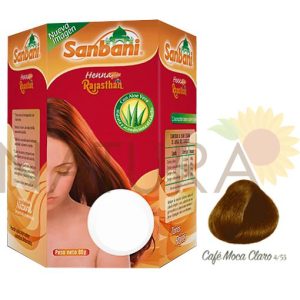 HENNA CAFÉ MOCA CLARO CAJA SANBANI