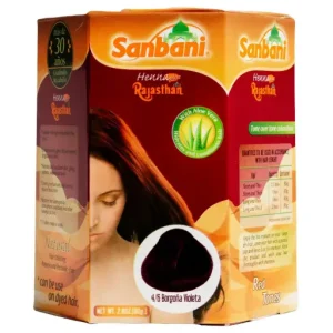HENNA BORGOÑA CAJA SANBANI